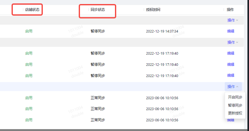 Store status check - Chinese Version