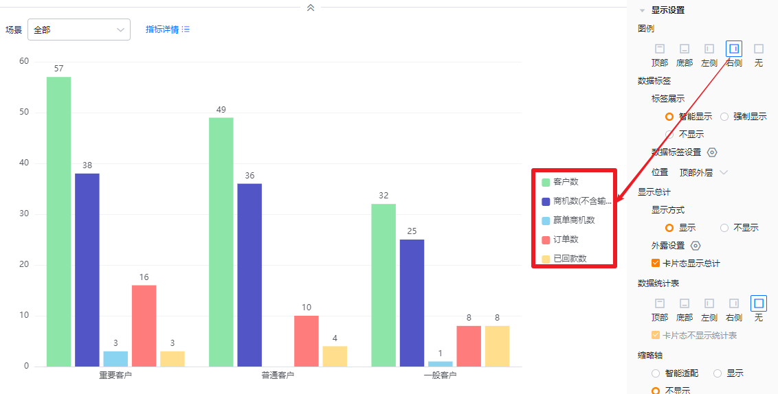 显示设置界面示意