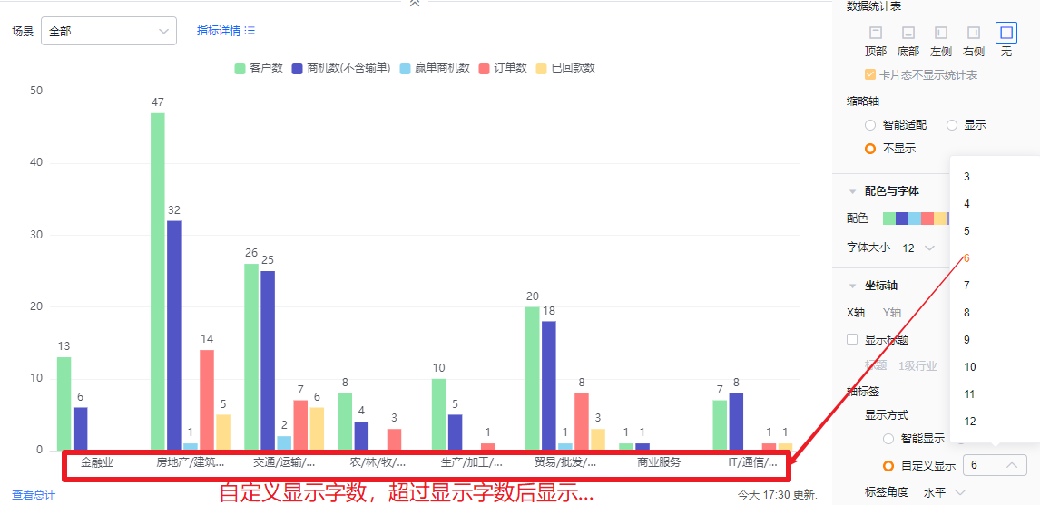 坐标轴界面示意