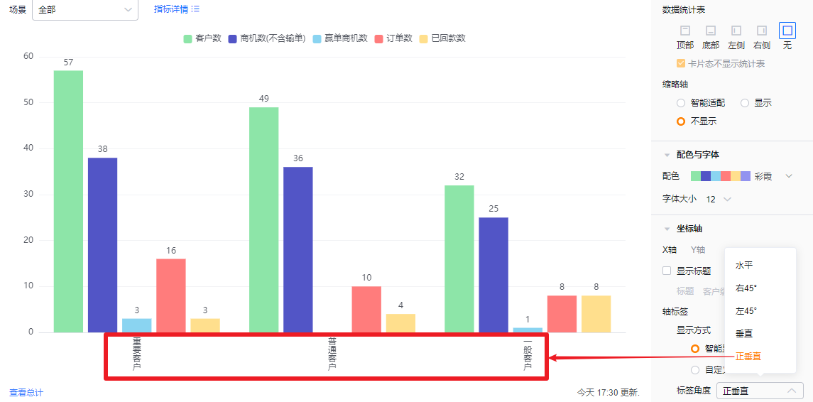 坐标轴界面示意
