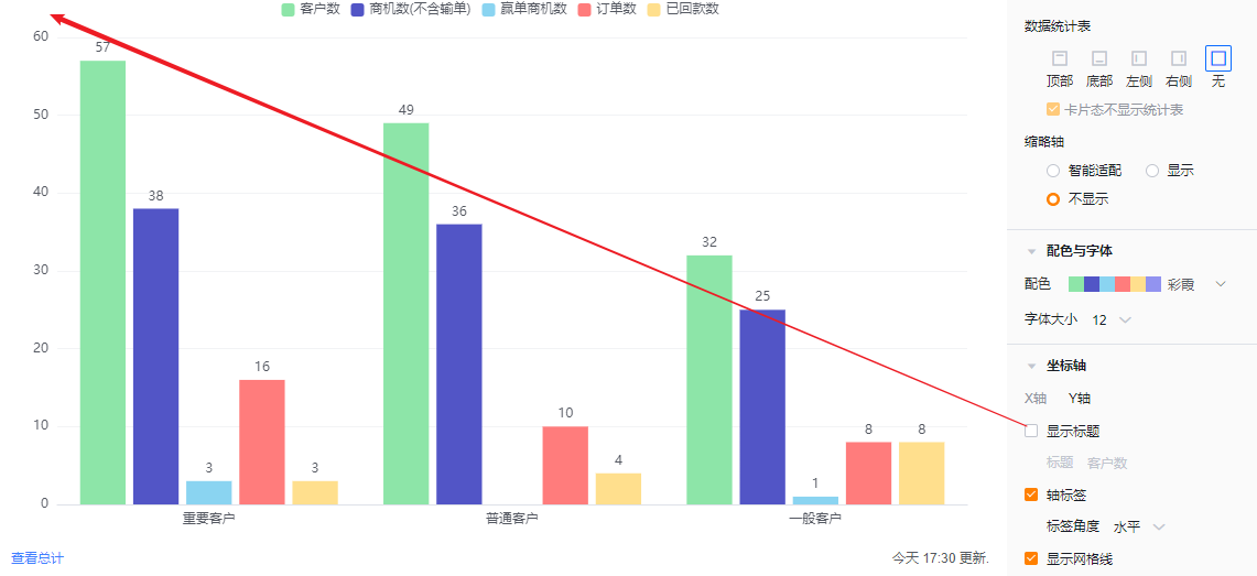 坐标轴界面示意