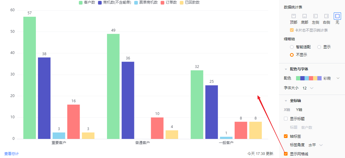 坐标轴界面示意