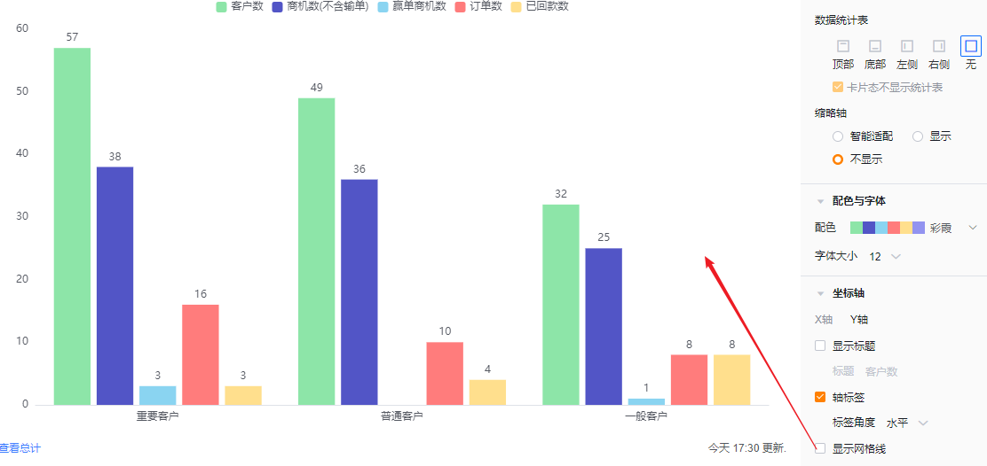 坐标轴界面示意