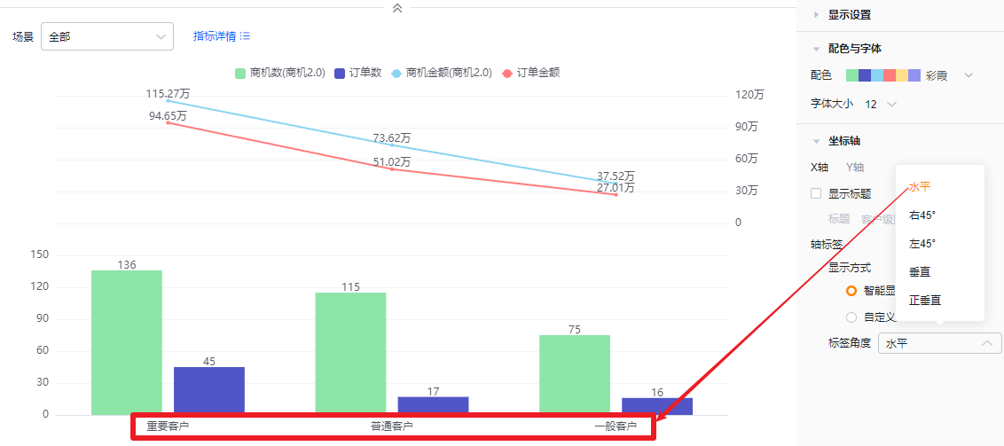 坐标轴界面示意