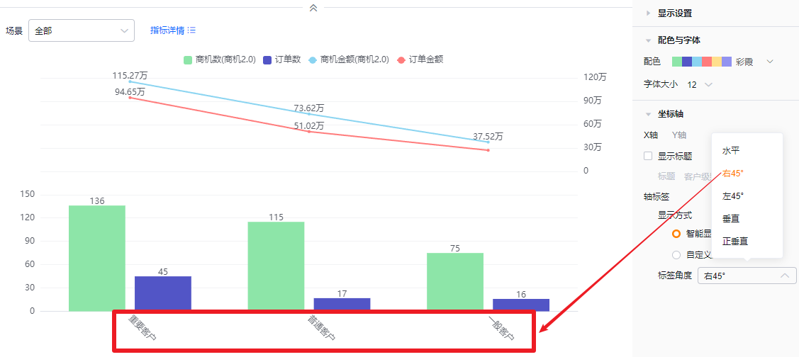 坐标轴界面示意