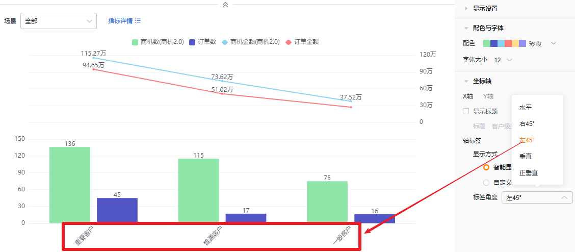 坐标轴界面示意