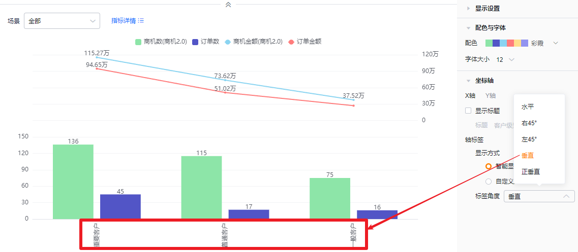 坐标轴界面示意