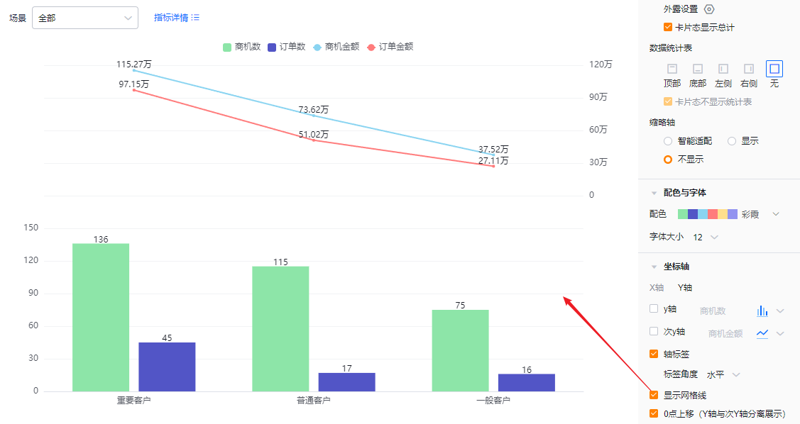 坐标轴界面示意