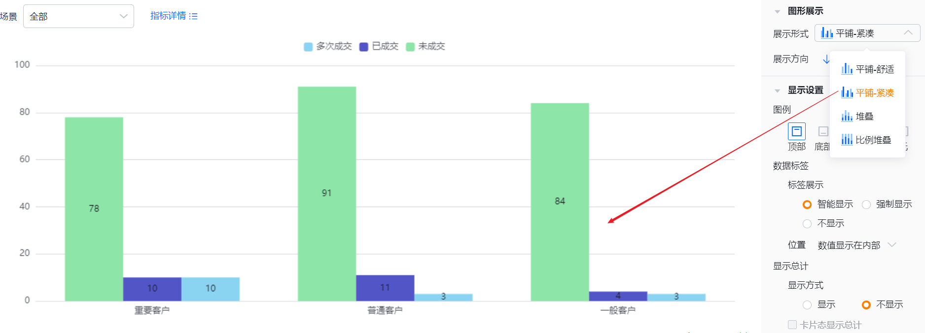 图形展示界面示意