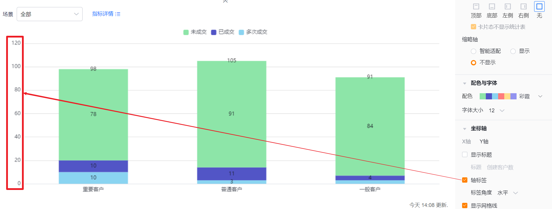 坐标轴界面示意