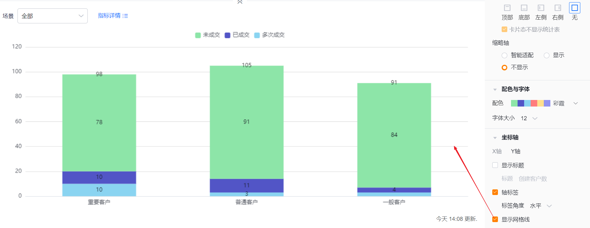 坐标轴界面示意