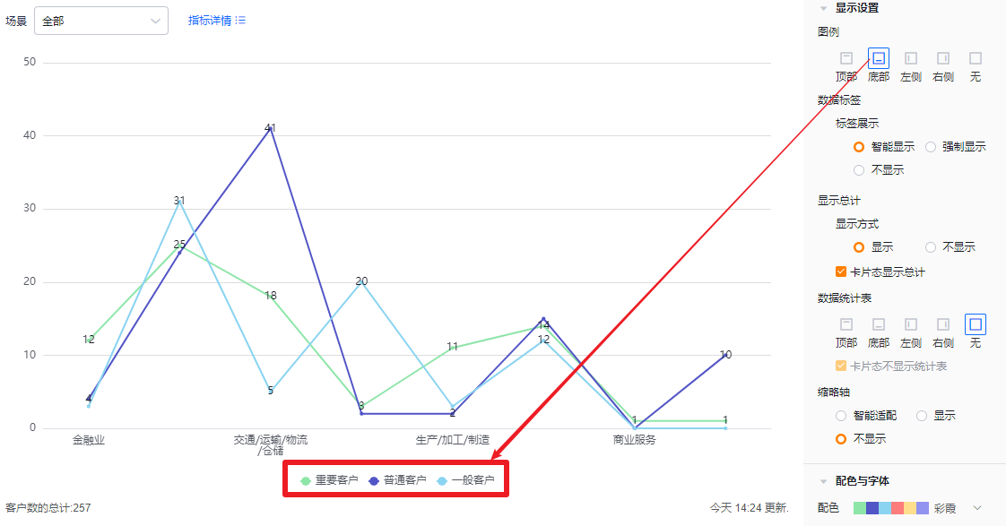 显示设置界面示意