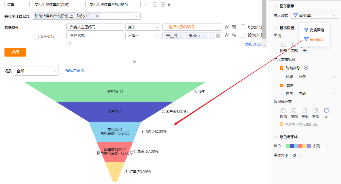 图形展示界面示意