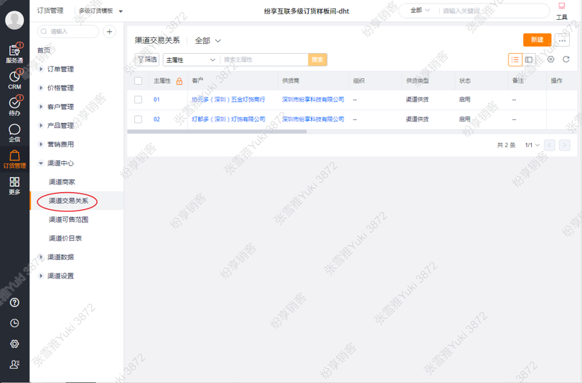 启用订货通集团版后，品牌商可为一批商开通渠道商家权限。渠道商家可进行客户管理、订单管理以及库存管理，也支持向下游开通渠道